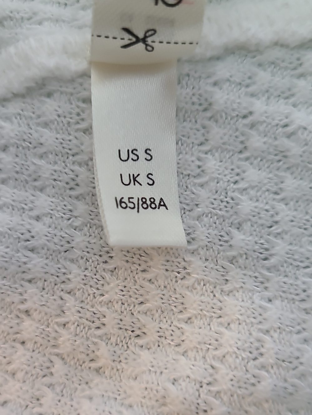 Intimately Free People White Waffle Snap Henley size Small Long Sleeve - Picture 6 of 6